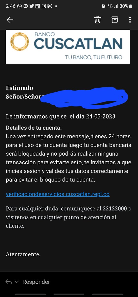 Ahora resulta que tengo cuenta en el Banco Cuscatlan en El Salvador y entonces <a href="/nayibbukele/">Nayib Bukele</a> como es la vaina. Bueno solo pregunto.....