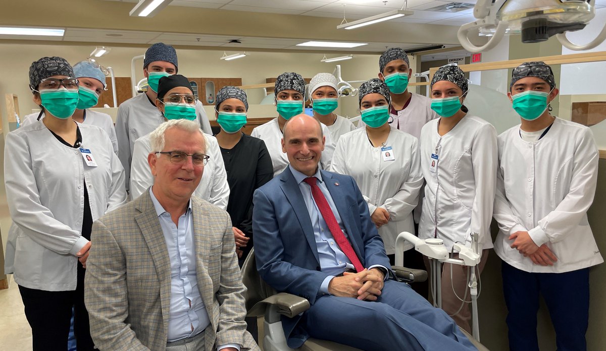 jyduclos's tweet photo. 📍Thunder Bay — To build a comprehensive dental care program and make dental care more accessible for Canadians, we will need to train more dental hygienists and dental assistants.

With the @Confederation and others colleges across the country, we can achieve that together. https://t.co/W1z8x6ec0C
