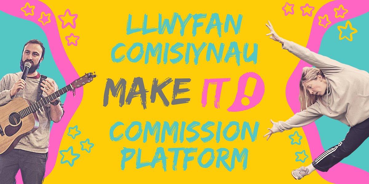 Announcing the Make It! Commission Platform Tour ⭐️ Between Tuesday 6th and Friday 9th of June, we will be touring a selection of creative projects by up-and-coming talent connected with Rhondda Cynon Taff ...