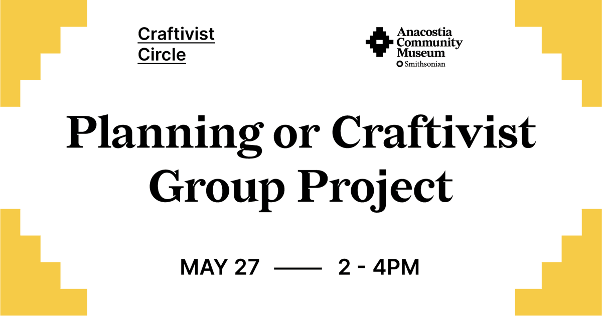 Crafty hands and like minds come together to create change at Craftivist Circle 🧶 Make social waves while crocheting, knitting or doing other small crafts. Topics include mental health, food access, environmental justice and restorative justice. MORE: s.si.edu/45rBrSB