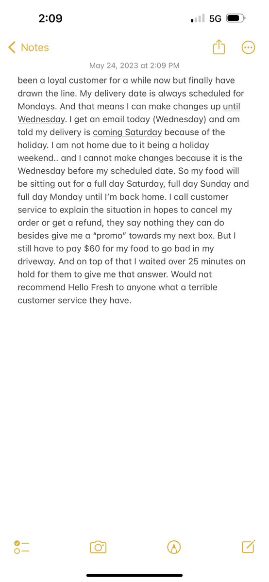 morggobrien's tweet photo. @HelloFresh I cannot believe Hello Fresh told me on the phone that it was their error that they didn’t alert me of this delivery change ahead of time..and is still not doing anything about it. Do not recommend using Hello Fresh. I couldn’t be more infuriated with the situation. https://t.co/omY5XGLEbb