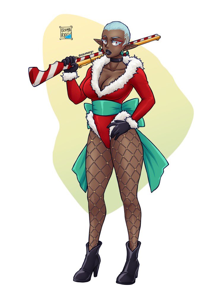 So grateful to have my pitch for “Naughty List” by accepted by @Saturday_am’s #SummerofManga and event ! She is by far one of my favorite characters I’ve created, & I can’t wait for you all to meet her. 🎄❤️