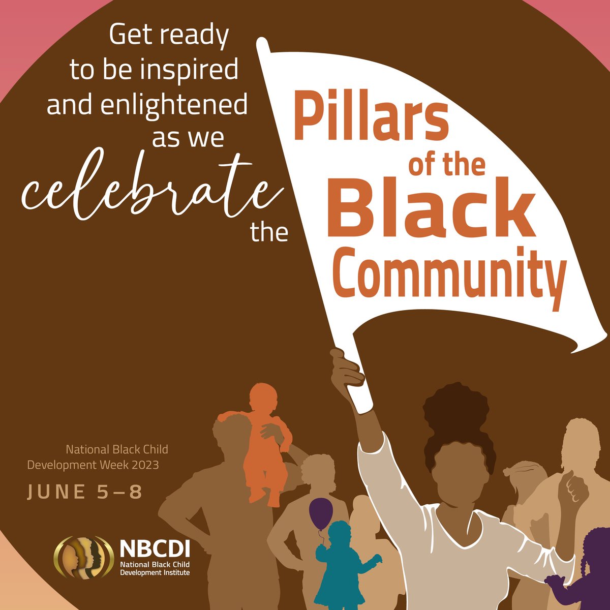 NBCDI's tweet photo. National Black Child Development Week is quickly approaching! Join us in celebrating remarkable pillars of the Black community alongside our amazing network across the nation!
See our schedule below!
#NBCDW #NBCDICommunityPillars https://t.co/NmqIoQiBdz