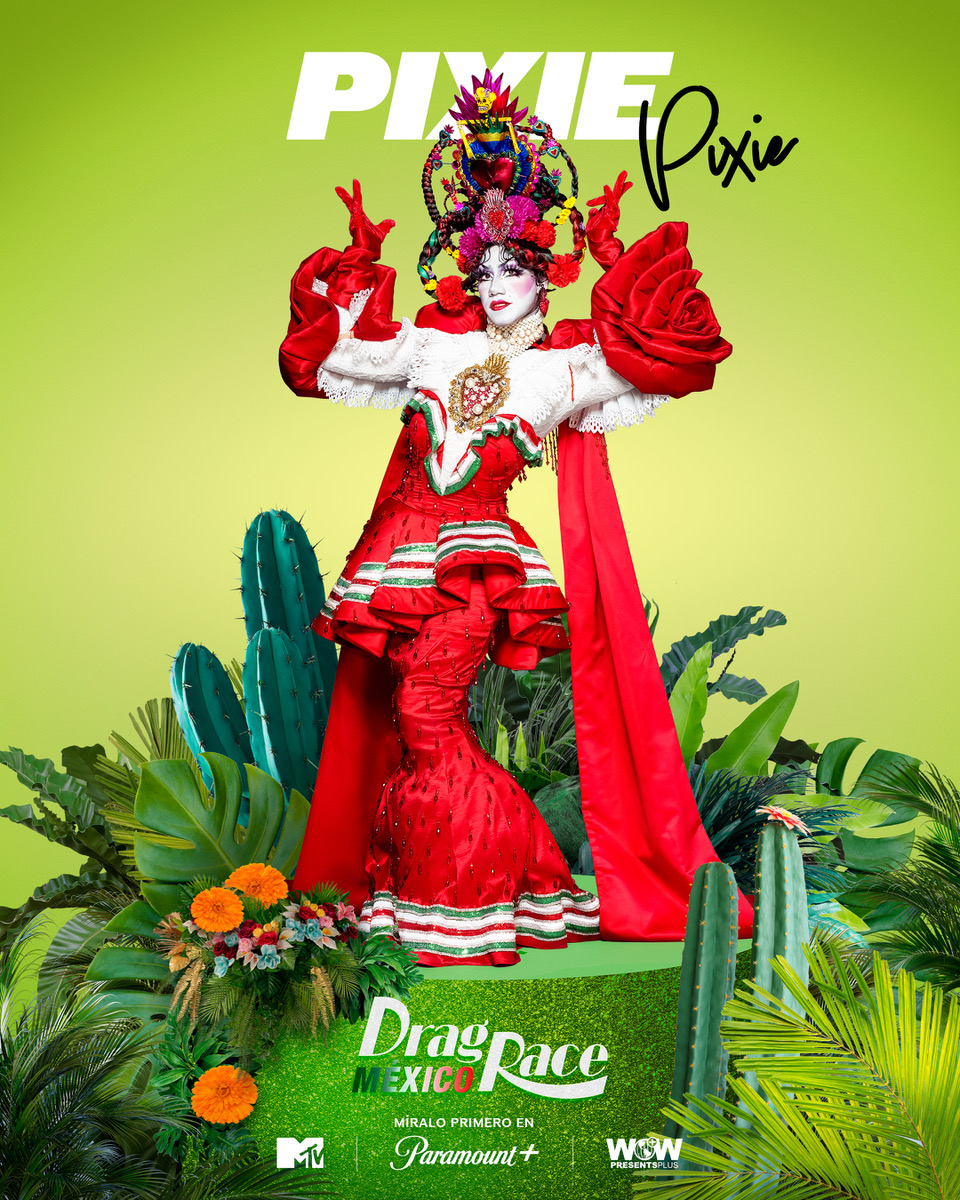 DragRaceMexico's tweet photo. MEET PIXIE PIXIE 👠 @PixiePixiedrag 
#DragRaceMexico 🇲🇽 va a volar pelucas el 22 de junio.
En México y LATAM míralo en @paramountplusmx y @mtvla a las 9pm Mx / 10pm Co, y @wowpresentsplus en todo el mundo excepto México 🌎 https://t.co/eUiN5llbYj