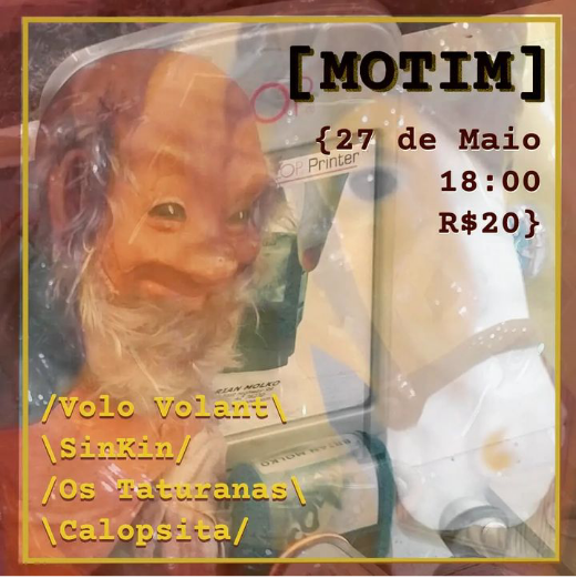 motim302's tweet photo. Sinkin / Calopsita / Volo volant / Os taturanas
27 de maio, 2023
Abertura da casa: 18h
Shows: 19:30h
Ingresso na hora: 20,00
Expo: Monstra Shop e Letty Lessa https://t.co/dOZpmLIn2l