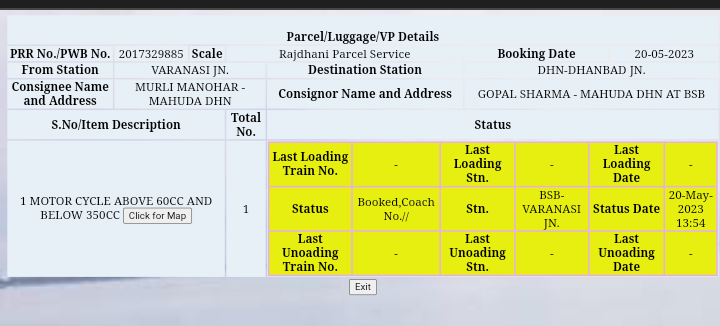 MURLIMA28814819's tweet photo. @acm2dhn @drmdhnecr @RailwaySeva @drmbsbner @srdcmdhn @drm_lko Please shipped my bike urgently . I need it https://t.co/KS5UHFM56h