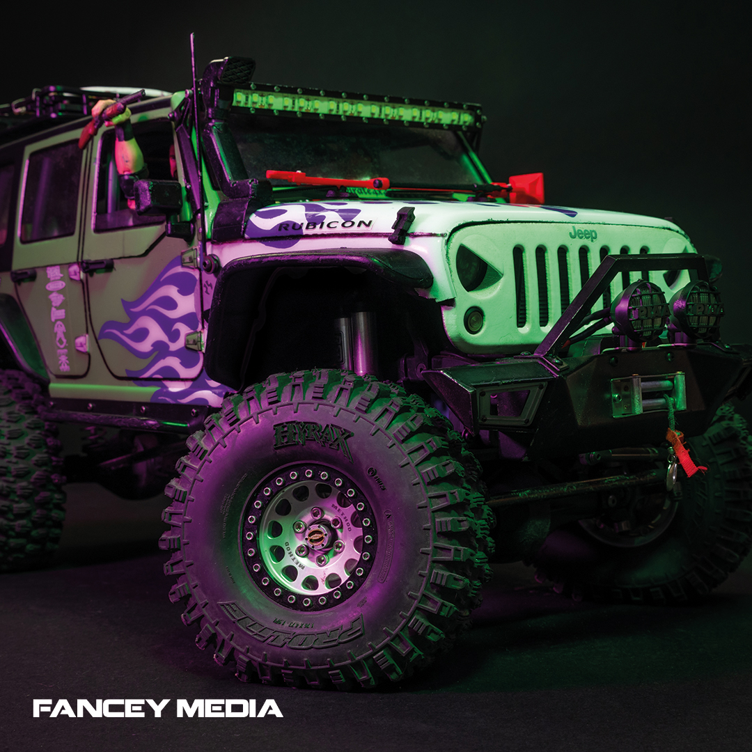 RcCrawlerKing's tweet photo. Illuminate the journey with the #AxialSCX10 Jeep Rubicon perfectly captured under these vibrant lights! ๐ The truck is not just a powerhouse on the terrain, it's also a showstopper under the spotlight! ๐ Check it in action! ๐ฅ https://t.co/hjh5B7BicQ https://t.co/hRFQ9wNyxG