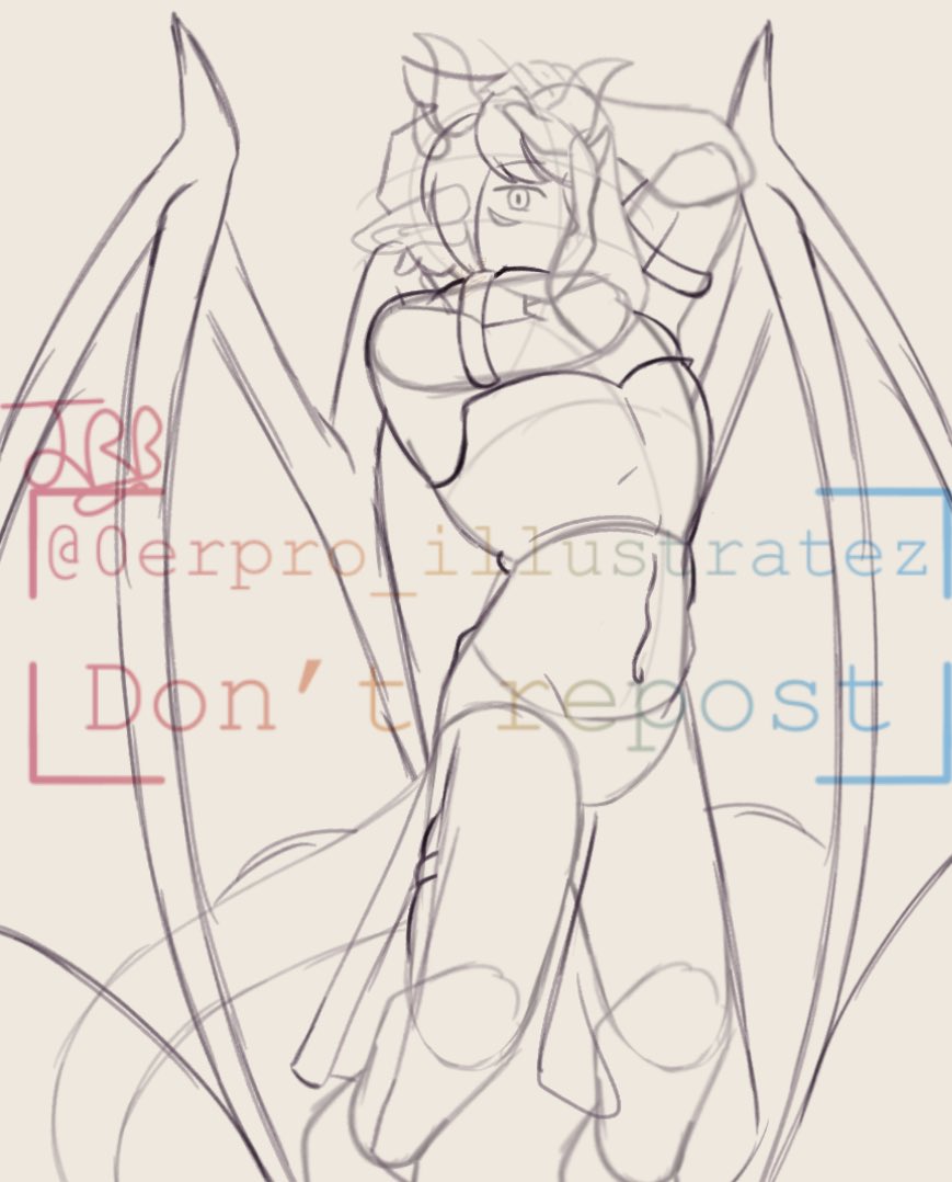 0erpro's tweet image. Self indulgent art work of my oc in a dress? More likely than you think
#dress
#fallenandrisen #valin
#demon