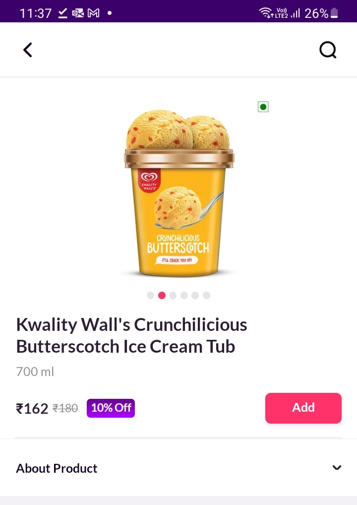 barthibe81's tweet photo. Misleading information ⚠️

@ZeptoNow kindly check , the product in zepto (especially @KwalitywallsIn ) are frozen desserts and it's under products by the name ice creams.  Consumption of this lead to health issues. Request to change the category. 
@fssaiindia #foodsafety https://t.co/8Btd0OR5hX