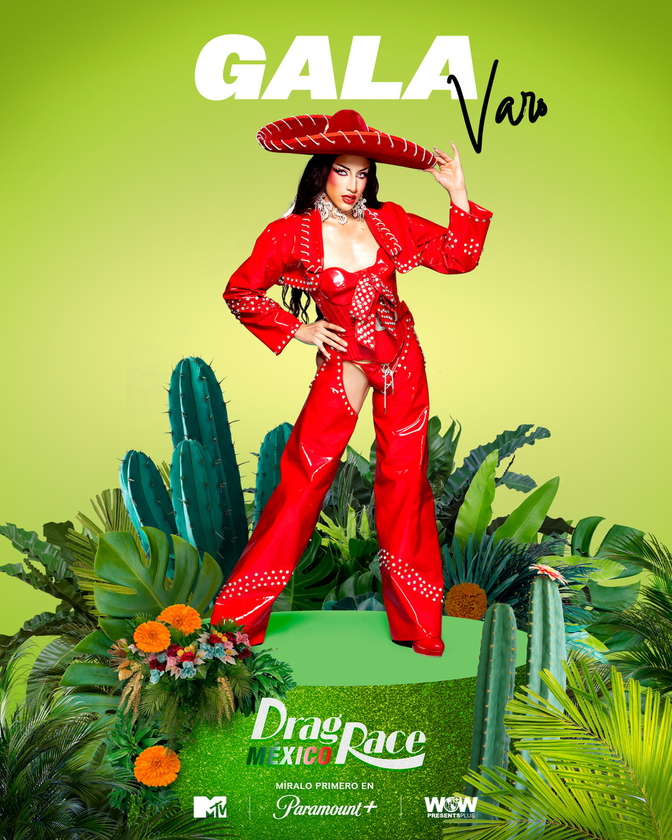 DragRaceMexico's tweet photo. MEET GALA VARO 👠 @Gala_Varo 
#DragRaceMexico 🇲🇽 va a volar pelucas el 22 de junio.
En México y LATAM míralo en @paramountplusmx y @mtvla a las 9pm Mx / 10pm Co, y @wowpresentsplus en todo el mundo excepto México 🌎 https://t.co/LSdAnloN4n