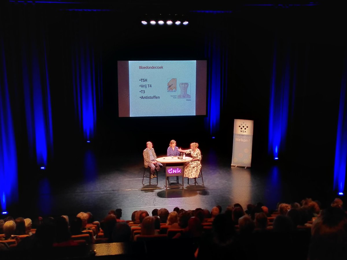 WilhelminaZkhsAssen (@wza_ziekenhuis) on Twitter photo Een goedgevulde zaal in @DeNieuweKolk, waar onze internisten Gonera en Vosjan vertellen over de #schildklier. M.m.v. de <a href="/schildklier/">SchildklierNL</a>-vereniging. #DokterInDeZaal Een goedgevulde zaal in @DeNieuweKolk, waar onze internisten Gonera en Vosjan vertellen over de #schildklier. M.m.v. de <a href="/schildklier/">SchildklierNL</a>-vereniging. #DokterInDeZaal