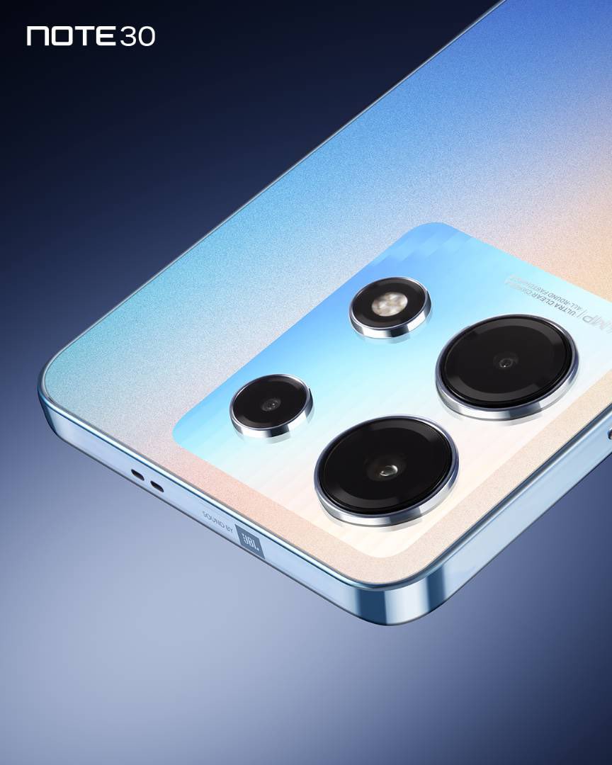 Tizbami's tweet photo. Without breaking the bank, get a good phone with premium features #InfinixNote30 is here to serve you🤭

 Get it now for:
 
 Note 30i ₦120,900 for 128GB+8gb 

 Note 30 ₦138,500 for 256GB+8GB
 
 Note 30 Pro ₦175,900

 Note 30 VIP for ₦233,500
#Note30SeriesLaunch https://t.co/e03rX2Rcpg