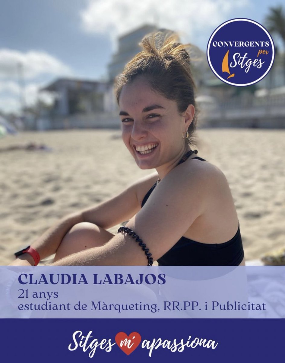 sitges_cnv's tweet photo. Sitges necessita cares noves, gent jove preparada. Claudia ho està: estudia màrqueting, és esportista i compromesa amb el col·lectiu LGTBIQ+

#convergents #convergentsdesitges #lgtbiqsitges #lgtbiq🏳️‍🌈 #sitgesmapassiona #municipals #eleccionsmunicipals2023 #colors🌈 #uesitges https://t.co/w9QGqRL4kZ