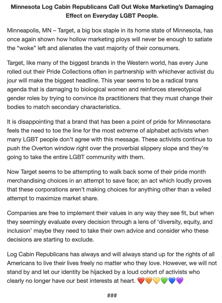 Minnesota Log Cabin Republicans tweet media