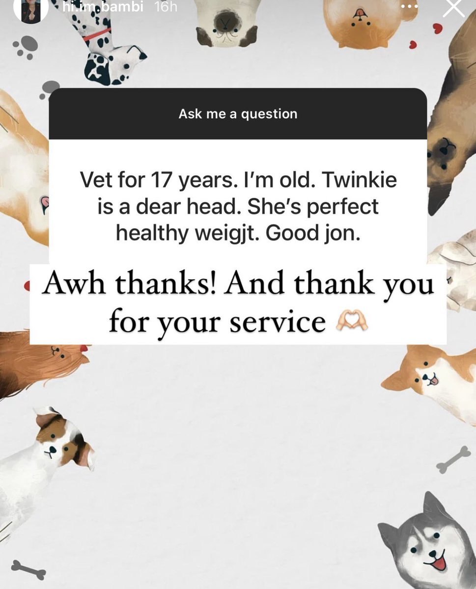 Amberlynn thanks a veterinarian for “their service” 😂😂😂😅
