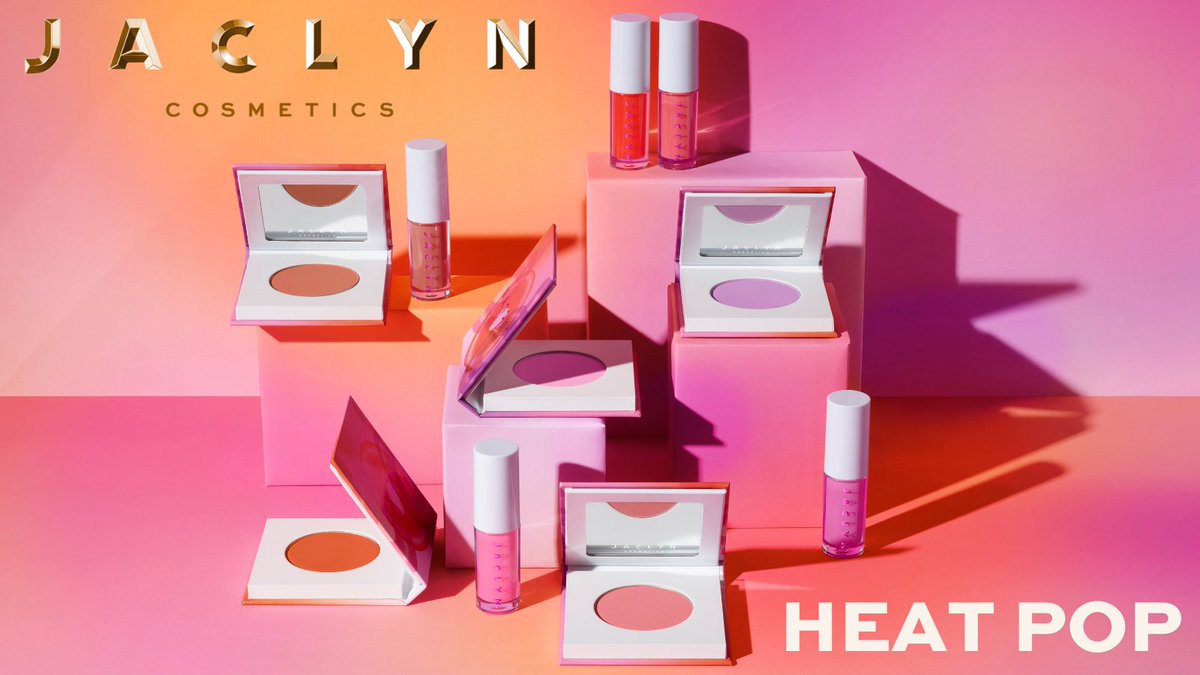 Who's ready for the launch of 🄷🄴🄰🅃 🄿🄾🄿 tomorrow? 10AM PST / 1PM EST on jaclyncosmetics.com and ulta.com