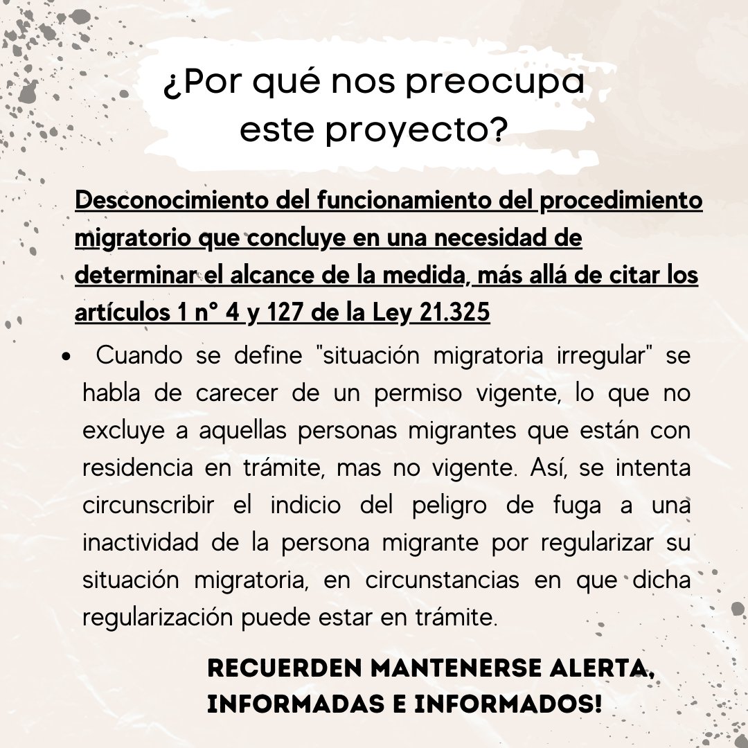 ✨Buenas tardes seguidores, 
Les compartimos este post sobre el⚖️Proyecto de Ley Boletín N°15820-07 que busca modificar el código procesal penal en materia de prisión preventiva respecto de imputados extranjeros detenidos.
📢Mantengámonos informados e informadas