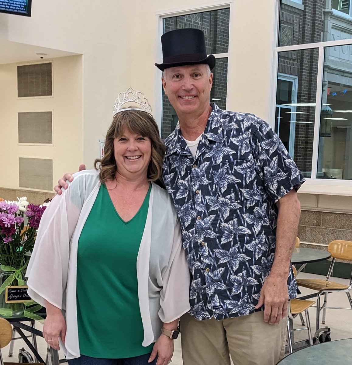 The <a href="/YorkD205/">York High School</a> Duke &amp; Duchess of 2023-2024 have been crowned!

#ThisIsYork