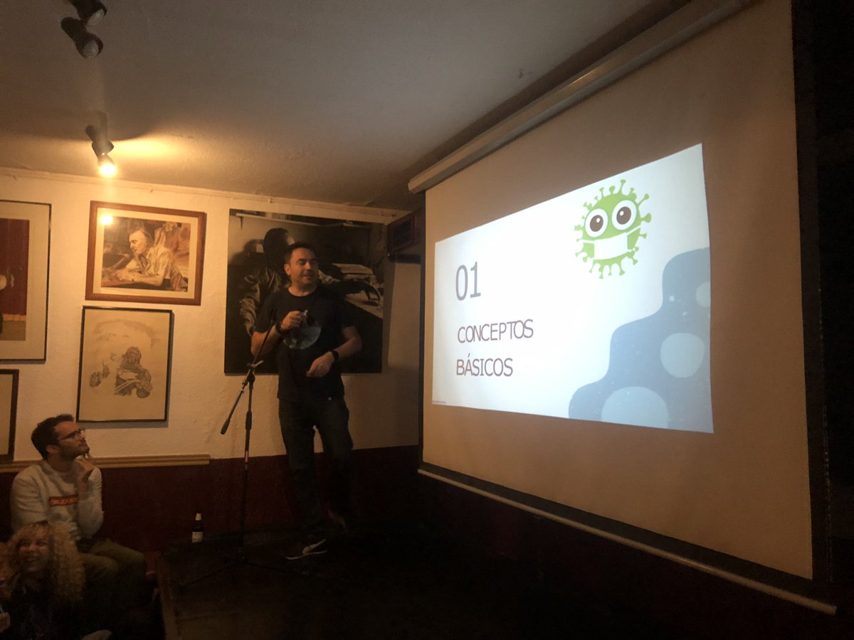 esquilo_antonio's tweet image. Empezamos el último día de #PINT23GRA @pintofscienceES  al completo en la @tertuliagranada con @eandresleon del @ipbln_csic 

#PINT23ES