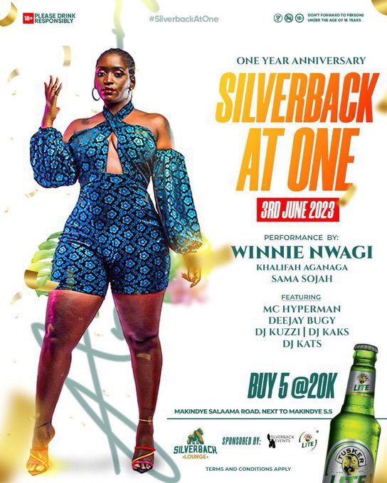 MaamaKampala21's tweet image. Party after party 🎉
It’s gonna be massive at @silverbackug on the 3rd as celebrate #SilverbackAtOne 
Don’t forget to bring your friends because that day we are going to sleep outside 🥳🥳🥳