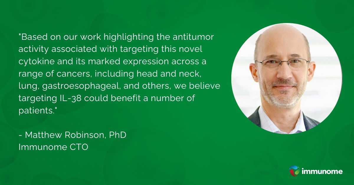 Exciting news! Preclinical data on our anti-IL38 program has been published in mAbs under the title "IL-38 blockade induces anti-tumor immunity by abrogating tumor-mediated suppression of early immune activation:" bit.ly/3MzHvzE $IMNM
