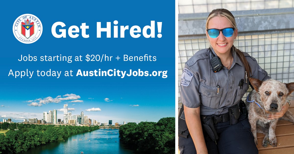 If you are eager to launch a career in public service, we want to hear from you! You can make a difference in people’s lives. It’s more than just a job. Find a career with the City of Austin. Apply today at austincityjobs.org #gethired #austincityjobs #KeepAustinHired