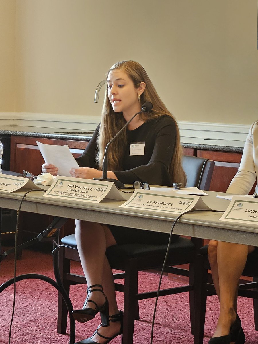 "I live in constant fear." -- Analisa Chase, describing the regulatory restrictions that make it difficult to access the schizophrenia medicine that allows her to thrive. #mham