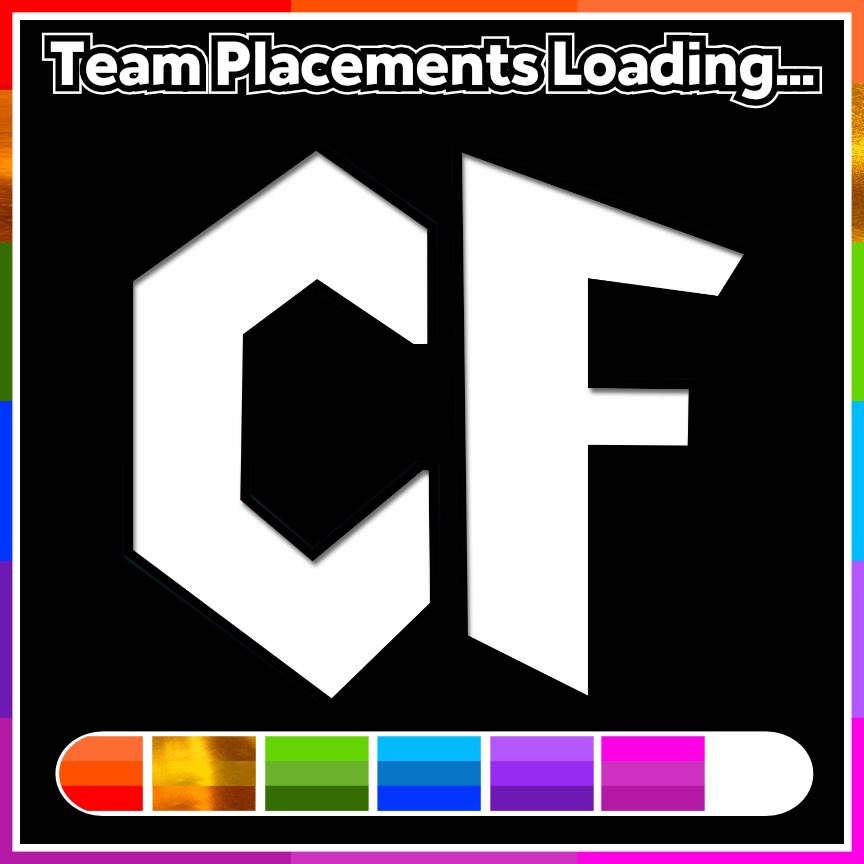 Hey CF!!  It’s getting closer 💙💙💙 initial team placement emails will be sent tomorrow Thursday May 25th by 9pm 😍 Teams are loading…..  Any guesses on new teams and colors? Let’s hear what you think?!