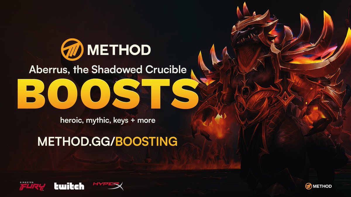 The Method team is kicking off our boosting services for Dragonflight Season 2 🔥

We're offering Mythic, Heroic, keys &amp; more 🫡

Check out all our deals &amp; sign up 👇
method.gg/boosting