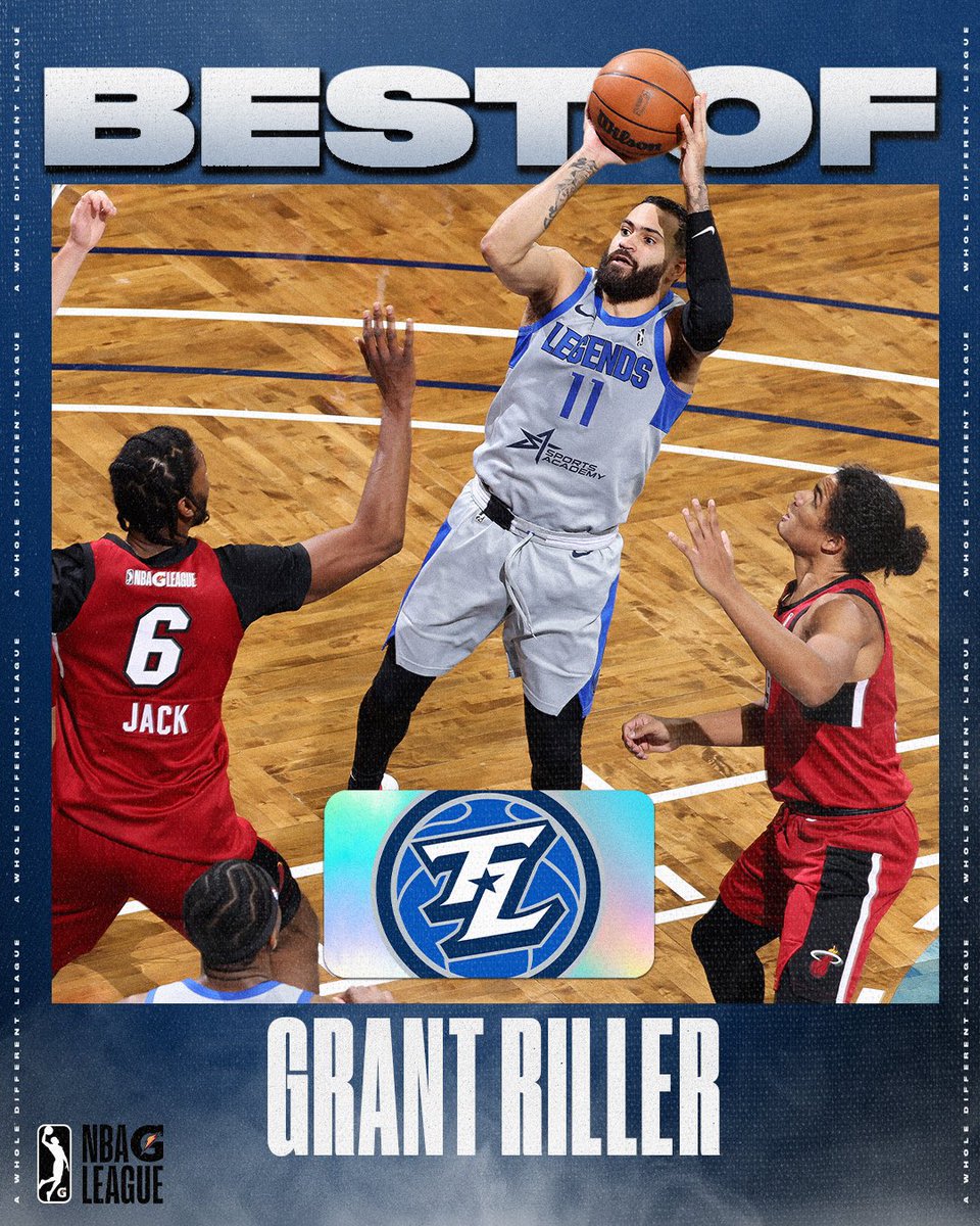 Grant Riller is a certified BUCKET! 🔥 The former @hornets draftee ...