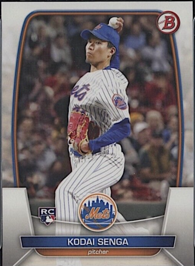 🚨🚨SENGA TIME🚨🚨

- 2023 Kodai Senga Bowman Rookie Card

To Enter: 

-Follow Us &amp; @Authentic_Pods 
- Retweet 

If Senga strikes out 8 batters tonight we will announce the winner immediately following the game! Good Luck! #LGM #Mets #Giveaway