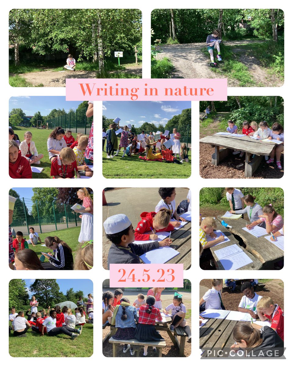 Year5TLTPA22's tweet photo. 5T have had a busy few days in the open! Today we took advantage of the sun and did our poems outside based on nature. We have also had a great day celebrating different cultures far and wide…🌍 #ltpacultural #WeAreBrightFutures #ltpasmsc #ltpaenglish https://t.co/PW0XUV9gSm