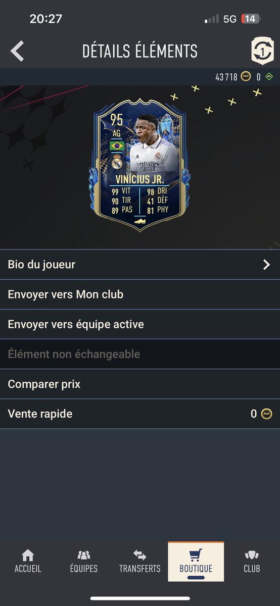 KarnotJ's tweet photo. @FansdeFUT C’est une win pour moi https://t.co/k77UbC50vP