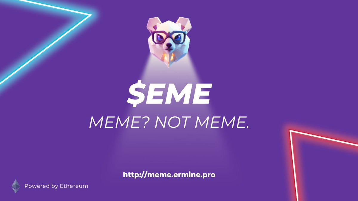 ememcoin's tweet photo. Once listed on Uniswap, you will be able to stake $EME tokens.
There will be 4 pools available with different conditions.
You can earn more by sending your $EME to one of the staking pools.

Read more in the telegram channel
https://t.co/pDtSIQrGVP

#memecoin #memecoins #ememcoin https://t.co/furwu2rSVo
