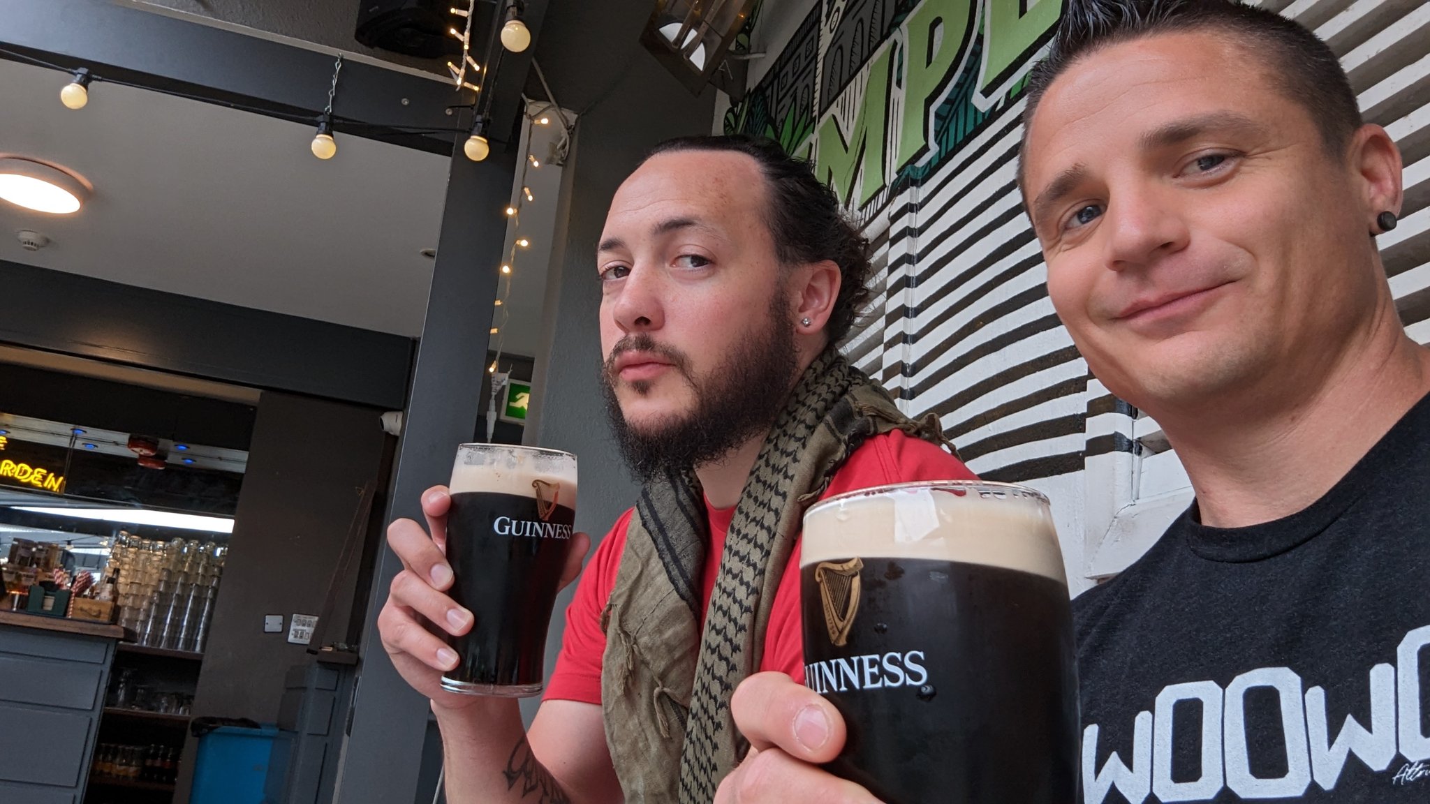 Tyler Robinson on Twitter have a pint with a couple of the