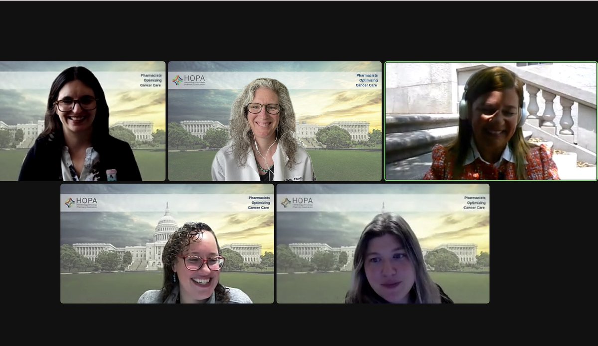 Thank you <a href="/WhipKClark/">Katherine Clark</a> office for understanding and supporting oncology pharmacists who make a difference in the lives of patients with cancer! <a href="/HOPArx/">HOPARX</a> #HOPAHillDay