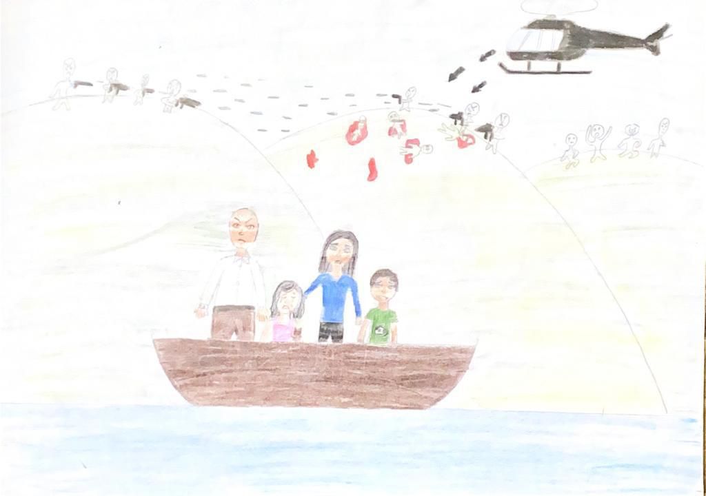 RhhsCollegeFR's tweet photo. Notre travail fructueux avec nos partenaires français a été clôturé aujourd'hui par une visioconférence. Les élèves ont échangé autour du thème de l'immigration. Un véritable enrichissement mutuel! @RHHSInterD @RHHS_Saida https://t.co/K3jf6p3qdT