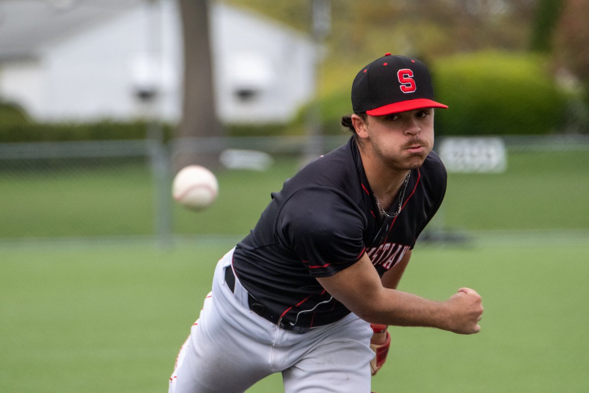 StSebsNeedham's tweet photo. Congrats to varsity baseball captain Jack Volo ’23 who pitched a no-hitter yesterday in an 8-0 victory over Brooks! Jack is headed off to Georgetown in the fall where he will pitch for the Hoyas. #GoArrows https://t.co/Xcj2jIqBKj