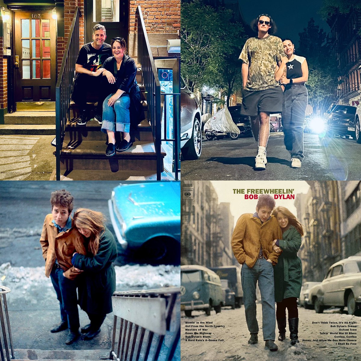 Happy Birthday, Bob Dylan! 🎂 Celebrating the GOAT (His first NYC apartment at 161 W. 4th Street + Jones Street in the Village)