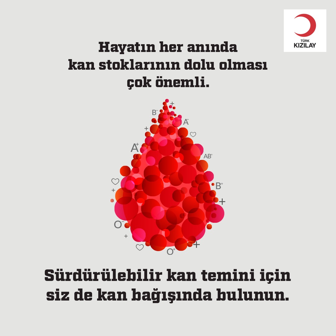 Kan acil değil, sürekli bir ihtiyaçtır. Kan stoklarının her an dolu olması çok önemli. 🩸 ♥️ Sürdürülebilir kan temini için siz de kan bağışında bulunun. #Kanver 🔗 kanver.org