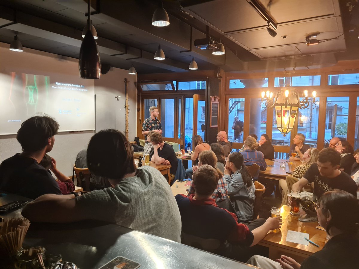 Chopy (@mathildechopy) on Twitter photo So happy to hear about plant science tonight 🌱😍<a href="/pintofscienceCH/">Pint of Science CH</a> <a href="/CirsiumFerox/">Ilya Dziomber</a> <a href="/MichaelRaissig/">Michael Raissig @michaelraissig.bsky.social</a> So happy to hear about plant science tonight 🌱😍<a href="/pintofscienceCH/">Pint of Science CH</a> <a href="/CirsiumFerox/">Ilya Dziomber</a> <a href="/MichaelRaissig/">Michael Raissig @michaelraissig.bsky.social</a>