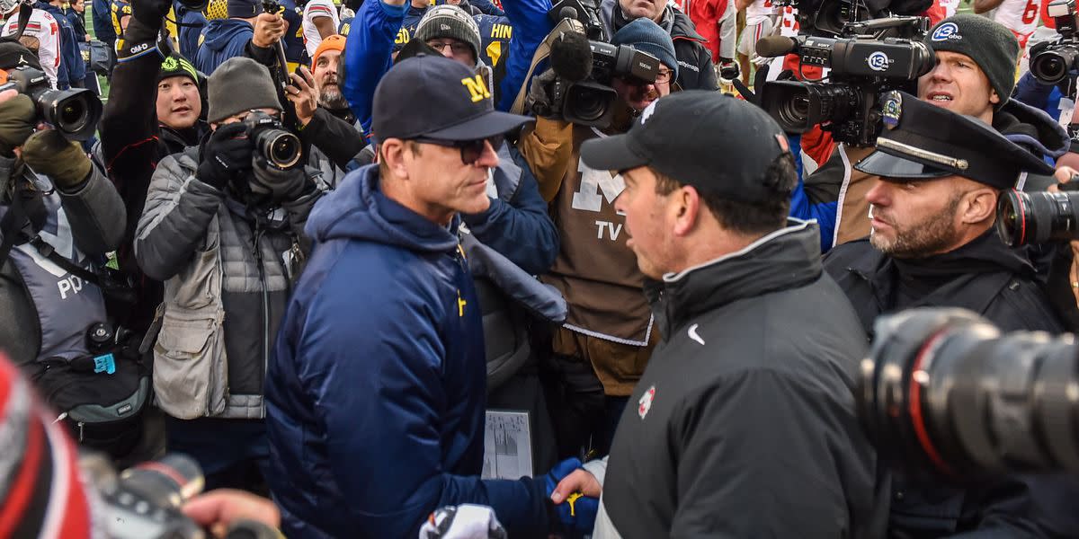 AlexAnstedCFB's tweet image. My updated B1G coaches rankings:

1.Harbaugh
2. Day
3.Fickell
4.Franklin
5.Ferentz
6.Bielema
7.Fleck
8.Rhule
9.Fitzgerald
10.Tucker
11.Locklsey
12.Schiano
13.Allen
14.Walters