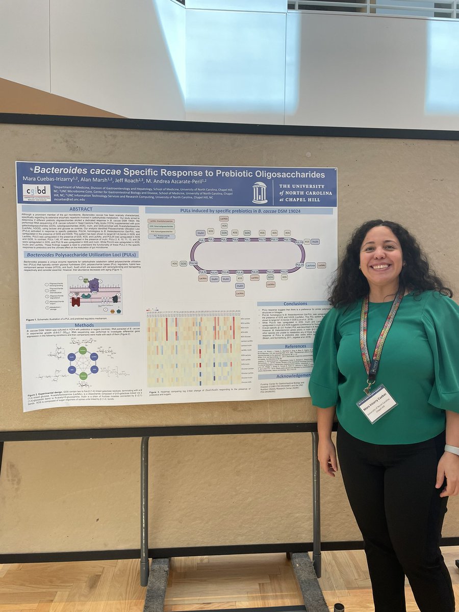 MicrobiomeUNC's tweet photo. We are in the 2023 North Carolina Microbiome Symposium👏👏👏 So many exciting talks and also our four poster presentations from Mara, Mashael, Yunan, and Nivedita. https://t.co/eURsKnPadb