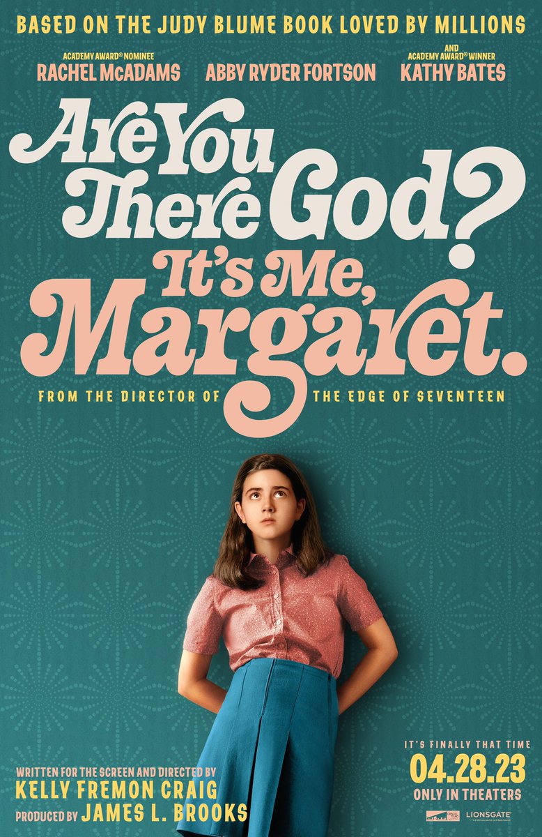 Cinema night with #AreYouThereGodItsMeMargaret