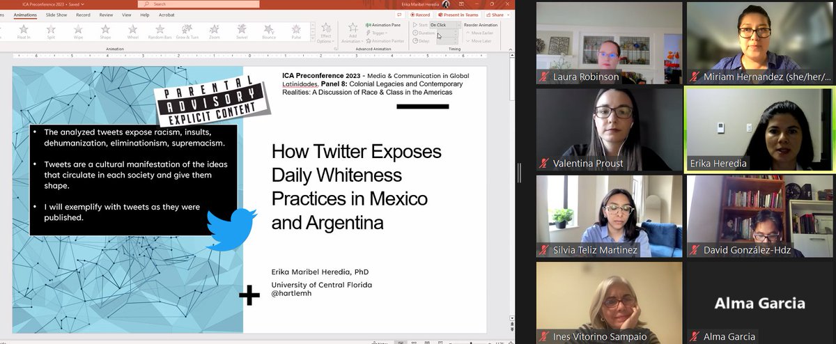 miriamhdz's tweet photo. Parental advisory for @hartlemh presentation on Whiteness in Mexico and Argentina 🇲🇽🇦🇷🧑‍✈️ #ICA23  #ICALatinGlobal https://t.co/CNn3DlcpYl