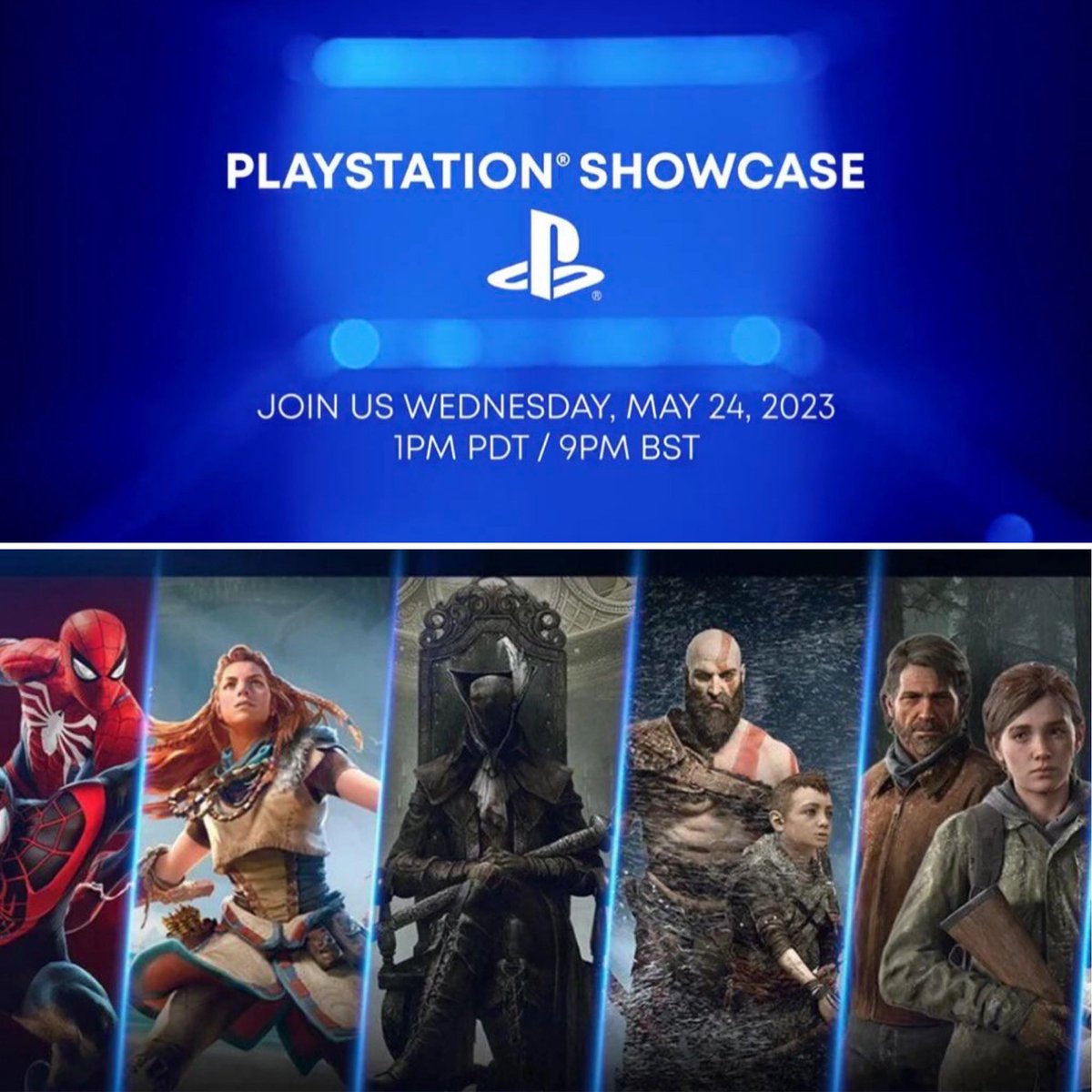 Are you ready for the show ? 🥂

➡️ PLAYSTATION SHOWCASE ⬅️