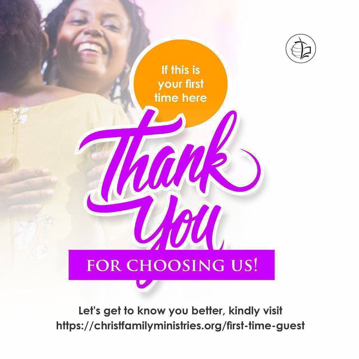 CFCSagamu's tweet image. If this is your first time worshipping with us, we are so thrilled to have you join us. Thank you for choosing to worship with us! 

We would love to know you better, kindly visit christfamilyministries.org/first-time-gue… 

#PastorAromeTokula
#BelieversService
#CFCAbuja
#LoveIsKing