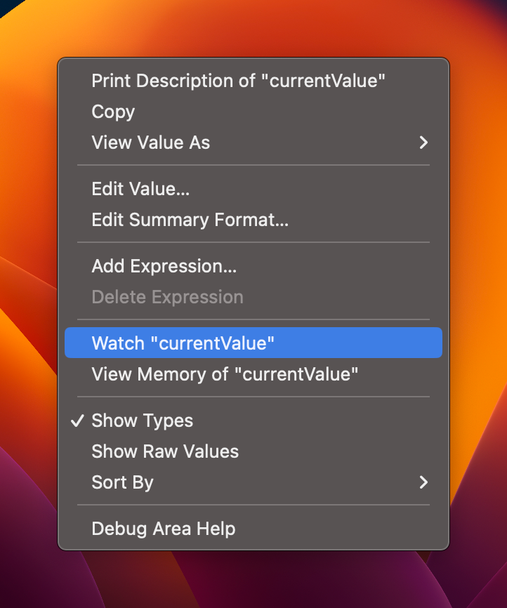 merowing_'s tweet photo. 🚀 An underused technique in Swift debugging - Watchpoints! They're not used by many, but can be quite powerful.

Two ways to set a watchpoint: through Xcode or lldb. But here's a secret: lldb lets you do more.

- Watchpoints can observe memory/variable changes:

(lldb) watchpoint set variable myVariable

- Watchpoints can trigger a lldb script:

(lldb) watchpoint command add
> p myVariable
> DONE

Imagine watchpoints as seamlessly injecting didSet into your code, minus the need for recompiling. 

This is just one of many tips you'll find when you subscribe to my website: https://t.co/uOOGh00HzO