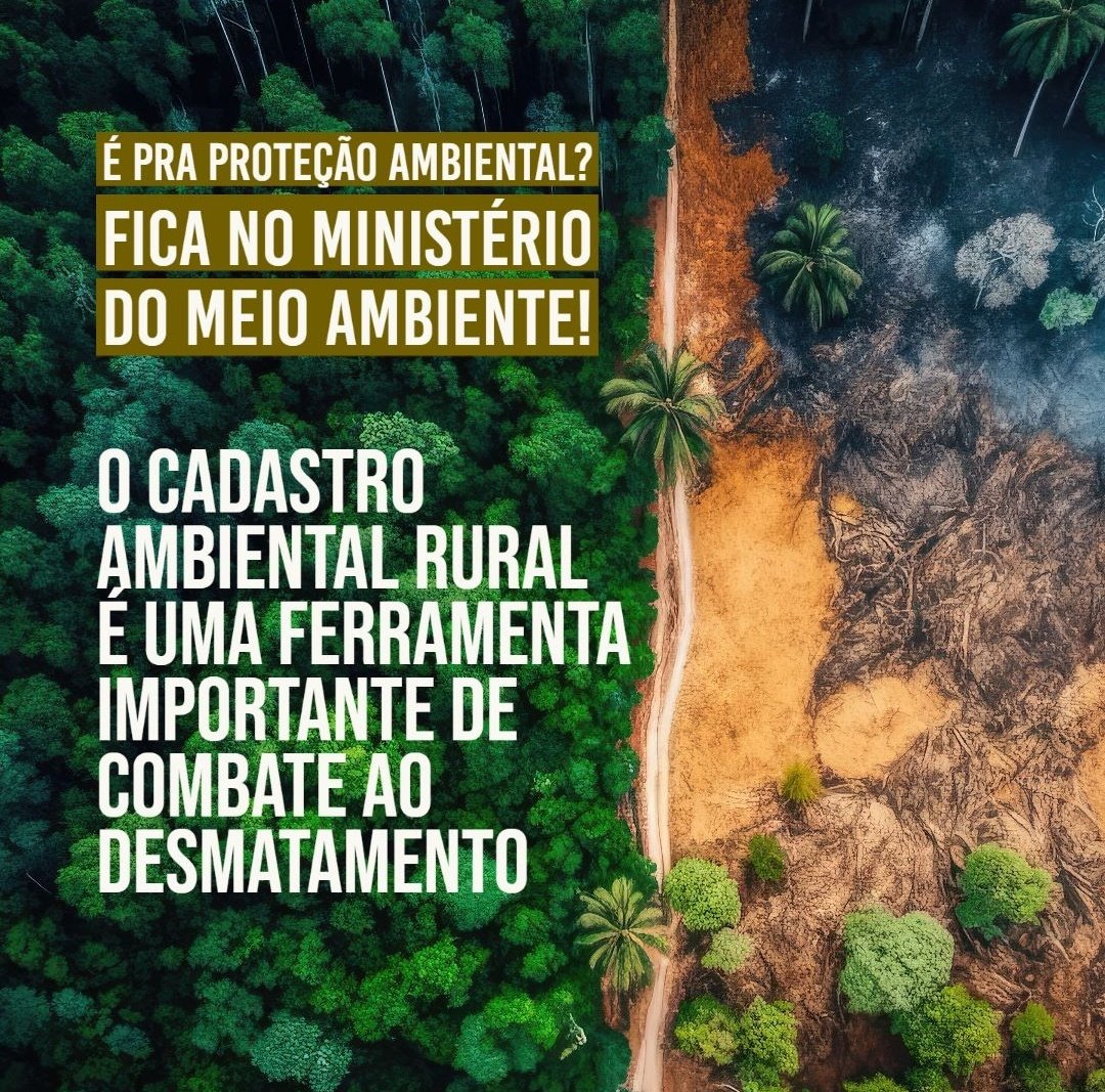 DESMONTE SOCIOAMBIENTAL NÃO!
Querem dificultar a demarcação de Terras Indígenas transferindo a competência do Min dos Povos Indígenas para o Min da Justiça e prejudicar o combate ao desmatamento transferindo o Cadastro Ambiental Rural (CAR) do MMA para o Min de Gestão
#MP1154FICA