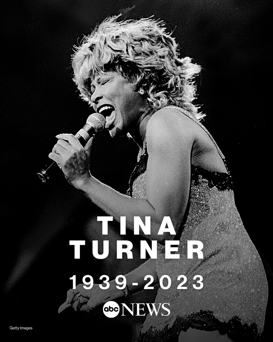 BREAKING: Legendary singer Tina Turner has died at the age of 83. abcn.ws/425xkIT